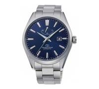 Orient Montre analogique Automatique pour Homme avec Bracelet en Acier Inoxydable RE-AU0403L00B, Argenté/Bleu., Bracelet