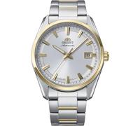 Orient Montre contemporaine Stretto Date automatique Cadran blanc Bracelet en acier RA-AC0R01S30B