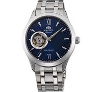 Orient Open Heart Men's Automatic Manual Winding Mechanical Classic Steel Band Skeleton Dial Wrist Watch