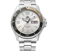 Orient Kamasu/Mako III - Montre-Bracelet Automatique à remontage Manuel Sportif en Acier ou Silicone - Divers' Montre sous-Marine avec Couronne à vis et Verre Saphir, Arabes Ivoire, Sportif