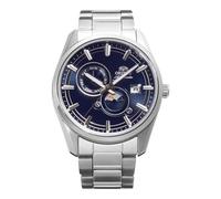 Orient RA-AK0315L Bracelet Contemporain étroit Jour et Nuit pour Homme à remontage Manuel mécanique décontracté et boîtier en Acier Inoxydable Cadran Bleu