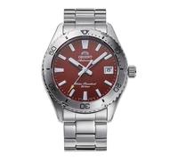 Orient Mako RA-AC0Q09R30B Montre automatique pour homme avec cadran rouge et bracelet en acier inoxydable