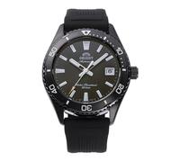 Orient Sports Mako 40 mm - Montre pour Homme Automatique à remontage Manuel étanche AC0Q, Silicone Noir, Sportif