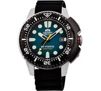 ORIENT WATCHES Montre-bracelet M-Force automatique, remontage manuel, bracelet silicone vert