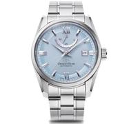 Orient Star Contemporary RE-AU0109L00B Montre Automatique pour Homme de Couleur argentée avec Bracelet en Acier Inoxydable, étanchéité 10 Bar, diamètre du boîtier : 38,5 mm