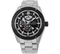 Montre Mécanique Homme Orient Star Avantgarde Skeleton RE-AV0A01B00B - Acier inoxydable - Noir - Argent