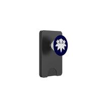 Oriental Bleu Kamakura Minamoto Japon Mon Vector Art PopSockets PopWallet pour MagSafe
