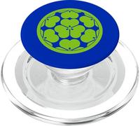 Oriental Chosokabe Japonais Mon Matcha Vert Vecteur Art PopSockets PopGrip pour MagSafe