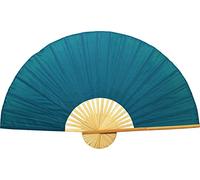 Oriental-Decor Grande Pliante de 152,4 cm Ventilateur Mural - Vert Massif Brut Naturel - Original Ventilateur Mural