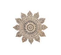 Deko Orientale Marrakesch Noir Blanc Bois 40 cm Décoration Table, Fait Main