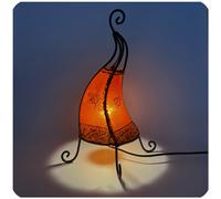 Oriental Marocaine Lampadaire Cuir Lampe Henné Lampe en Cuir Coq