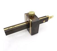 Oriental riverkit Jauge De Marquage De Bois, Trusquin à Mortaise, Outil De Menuisier pour Le Travail du Bois, avec Outil De Mesure De Vis en Laiton 20 cm