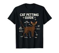 Oriental Shorthair Cat Petting Guide Funny Cat Lover (en T-Shirt