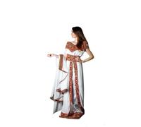 OrientaleTendance Robe Kabyle Blanche Taille Unique Col Bateau Dos Nu Blanc Mariage Femme Adulte