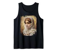 Orientalist Portrait Veiled Woman 19th Century Art Painting Débardeur