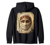 Orientalist Portrait Veiled Woman 19th Century Art Painting Sweat à Capuche