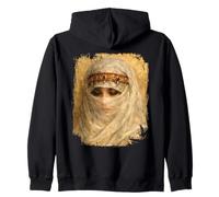 Orientalist Portrait Veiled Woman 19th Century Art Painting Sweat à Capuche