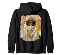 Orientalist Portrait Veiled Woman 19th Century Art Painting Sweat à Capuche