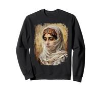 Orientalist Portrait Veiled Woman 19th Century Art Painting Sweatshirt