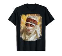 Orientalist Portrait Veiled Woman 19th Century Art Painting T-Shirt