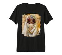 Orientalist Portrait Veiled Woman 19th Century Art Painting T-Shirt Haut de Gamme