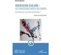 Orientation Scolaire : Les Procédures Mises En Examen - Quel Débat Dans Une Société Démocratique ?