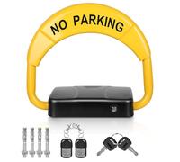 ORIENTOOLS Barrière de stationnement automatique 30 m, télécommande de verrouillage de stationnement avec 2 télécommandes, parking privé, fonctions d'alarme intelligentes de verrouillage de voiture