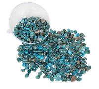 Orientrea Mini Pierres polies de Apatite Bleue Crystal, Apatite Bleue Naturel de 500 g, Petite Passée Chips écrasé Pierre Guérison Reiki Cristal Bijoux Décoration de la Maison