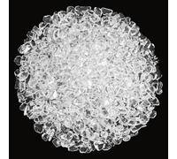 Orientrea Mini Pierres polies de Cristal de Roche, Cristal de Roche Pierre Naturelle de 500 g, Petite Passée Chips écrasé Pierre Guérison Reiki Cristal Bijoux Décoration de la Maison