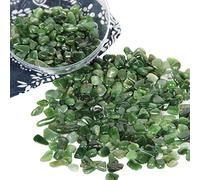 Orientrea Mini Pierres polies de Jaspe Vert Crystal, Jaspe Vert Naturel de 500 g, Petite Passée Chips écrasé Pierre Guérison Reiki Cristal Bijoux Décoration de la Maison