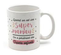 orientshop Mug Cadeau Je t'aime Maman, toi la Fleur de ma Vie