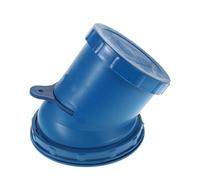 Orifice 12cm en Plastique Bleu de Déchargement des Grains pour Silo | Valve de Stockage, Capuchon et Poignée, Installation Facile, Débit Élevé