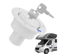 Orifice De Remplissage D'eau Pour Camping-Car | Entrée D'eau Verrouillable Avec Clés Pour Camping-Car | Adaptateur De Valve Étanche Pour Remorque Camping-Car Caravane