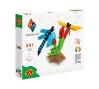 Origami 3D 501826-3D Origami Libellule - Belle sculpture en papier 3D avec composants brevetés et instructions de montage compréhensibles (français non garanti), 341 pièces, 24 x 13 x 17 cm