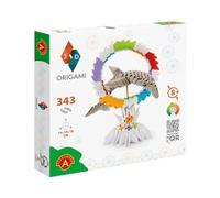 Origami 3D 501828-3D Origami dauphin - Belle sculpture en papier 3D avec composants brevetés et instructions de montage compréhensibles (français non garanti), 343 pièces,