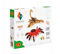 Origami 3D 501838-3D Origami Araignée et Scorpion - Belle sculpture en papier 3D avec composants brevetés et instructions de montage compréhensibles, 302 pièces, 15 x 10 x 4 cm (araignée), 15 x 16 x 8