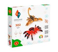 Alexander Toys – Kit Origami 3D Araignée & Scorpion, 302 pièces, composants brevetés, instructions