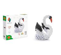 Origami 3D Belle sculpture en papier 3D avec composants brevetés et instructions de construction compréhensibles, à partir de 8 ans (cygne)