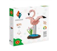 ORIGAMI 3D 501842 - FLAMINGO 3D ORIGAMI - BELLE SCULPTURE EN PAPIER 3D