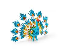 Origami 3D - HQ - Peacock/paon - Enfant - Mixte - A partir de 8 ans - Beige