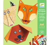 Djeco Origami Animaux pour enfant Rouge À partir de 4 ans