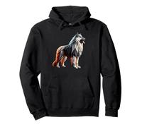 Origami Art Pyrenean Shepherd Sweat à Capuche