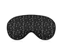 Origami Crane Paper Sleep Eye Mask Soft Eye Covers Blocking Lights Bandeau avec sangle réglable pour la sieste de voyage