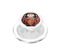 Origami Daruma Art Japonais Porte-Bonheur Esthétique Zen PopSockets PopGrip pour MagSafe
