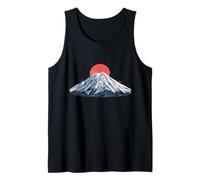 Origami Fuji Montagne Paysage Japonais Sakura idée Cadeau Débardeur