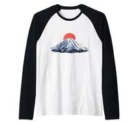 Origami Fuji Montagne Paysage Japonais Sakura idée Cadeau Manche Raglan