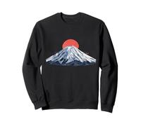 Origami Fuji Montagne Paysage Japonais Sakura idée Cadeau Sweatshirt
