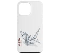 Origami Grue - Kanji Japonais pour la Paix et l'espoir Coque pour iPhone 13 Pro Max