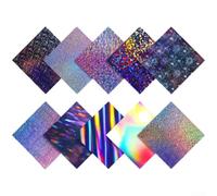 Origami holographique pour papier 20 cm Argent Pliage Art holographique