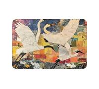 Origami Inspiration Tapis de bienvenue imprimé - 40,6 x 61 cm - Tapis absorbant pour porte de salle de bain et cuisine
